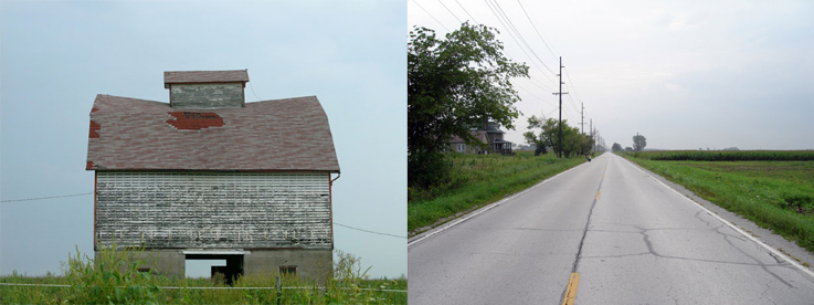 Two photographs taken at the same time